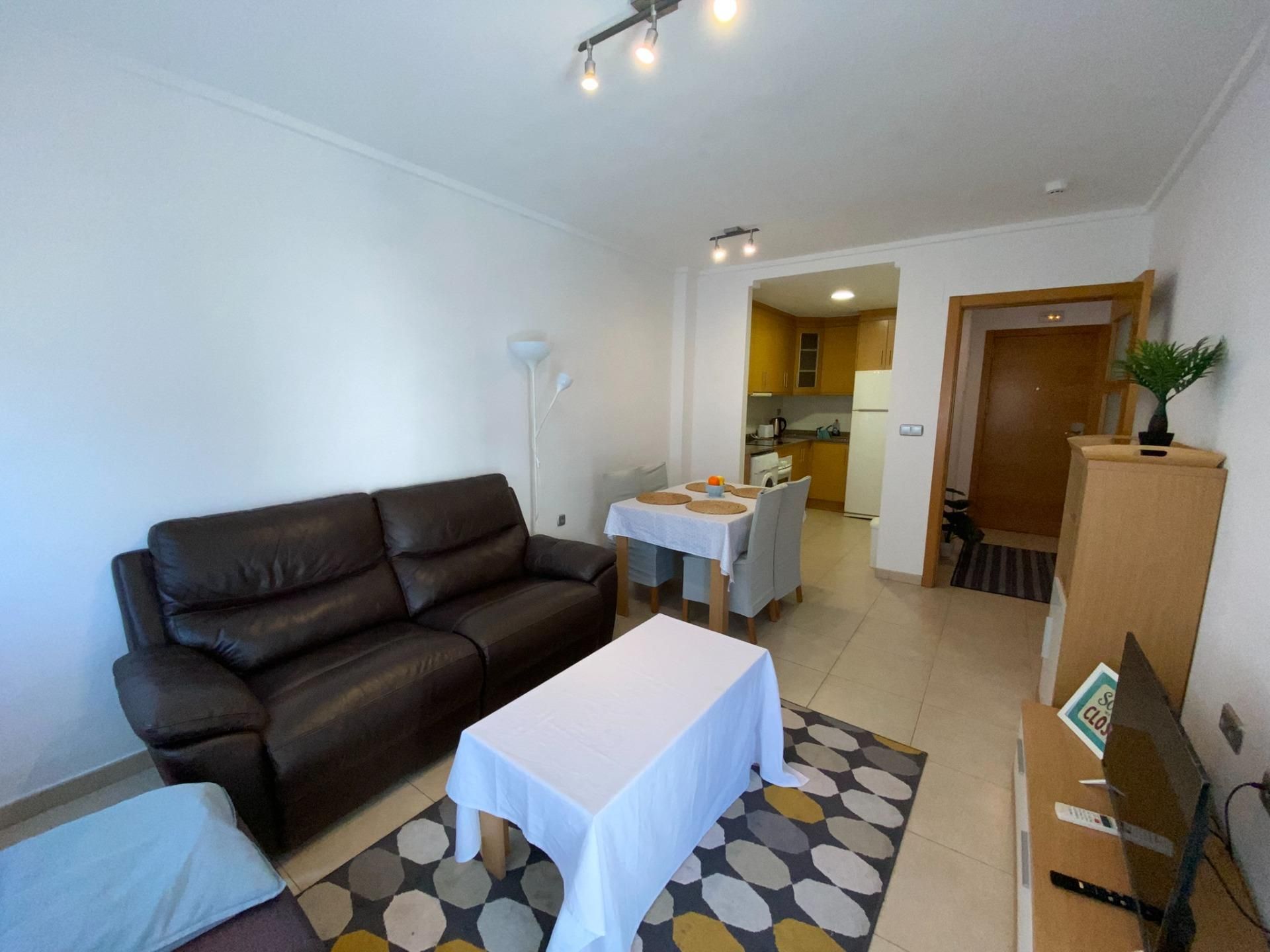 Sala d'estar de Pis de lloguer en Alicante / Alacant amb Aire condicionat, Calefacció i Terrassa