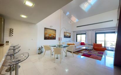 Living room of Attic to rent in  Murcia Capital  with Air Conditioner, Heating and Parquet flooring