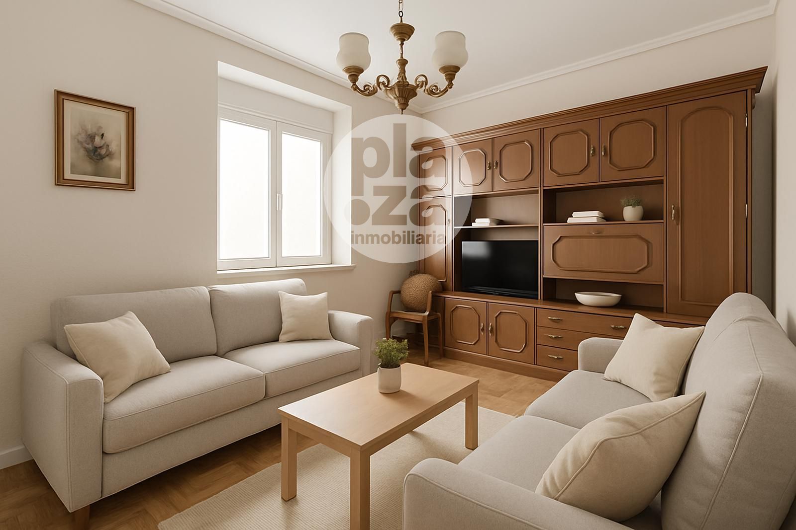 Living room of Flat for sale in Burgos Capital  with Heating and Terrace