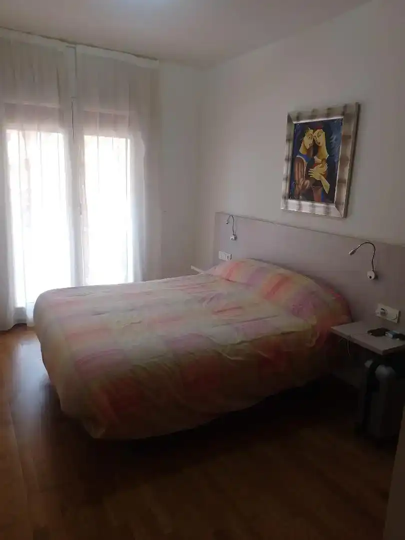 Dormitori de Apartament de lloguer en El Ejido amb Aire condicionat, Jardí privat i Parquet