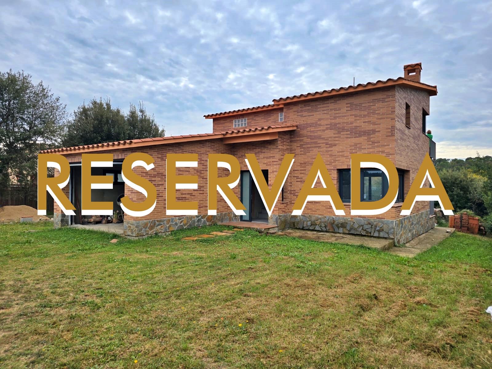 Vista exterior de Casa o xalet en venda en Santa Maria de Palautordera amb Jardí privat, Terrassa i Traster