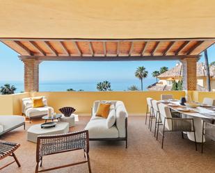 Terrace of Attic for sale in Marbella  with Terrace, Swimming Pool and Furnished
