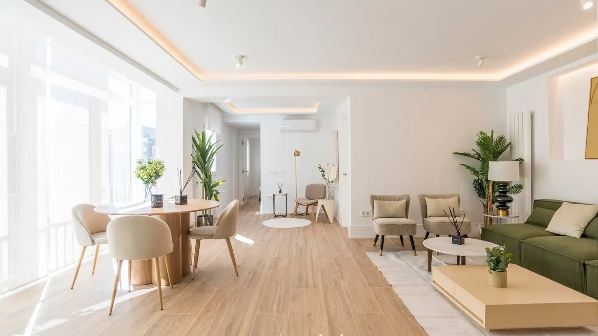 Sala de estar de Apartamento en venta en  Madrid Capital con Aire acondicionado y Calefacción