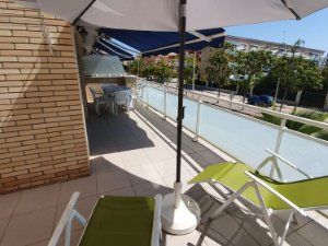 Terrace of Flat to rent in Benicarló  with Air Conditioner, Terrace and Furnished