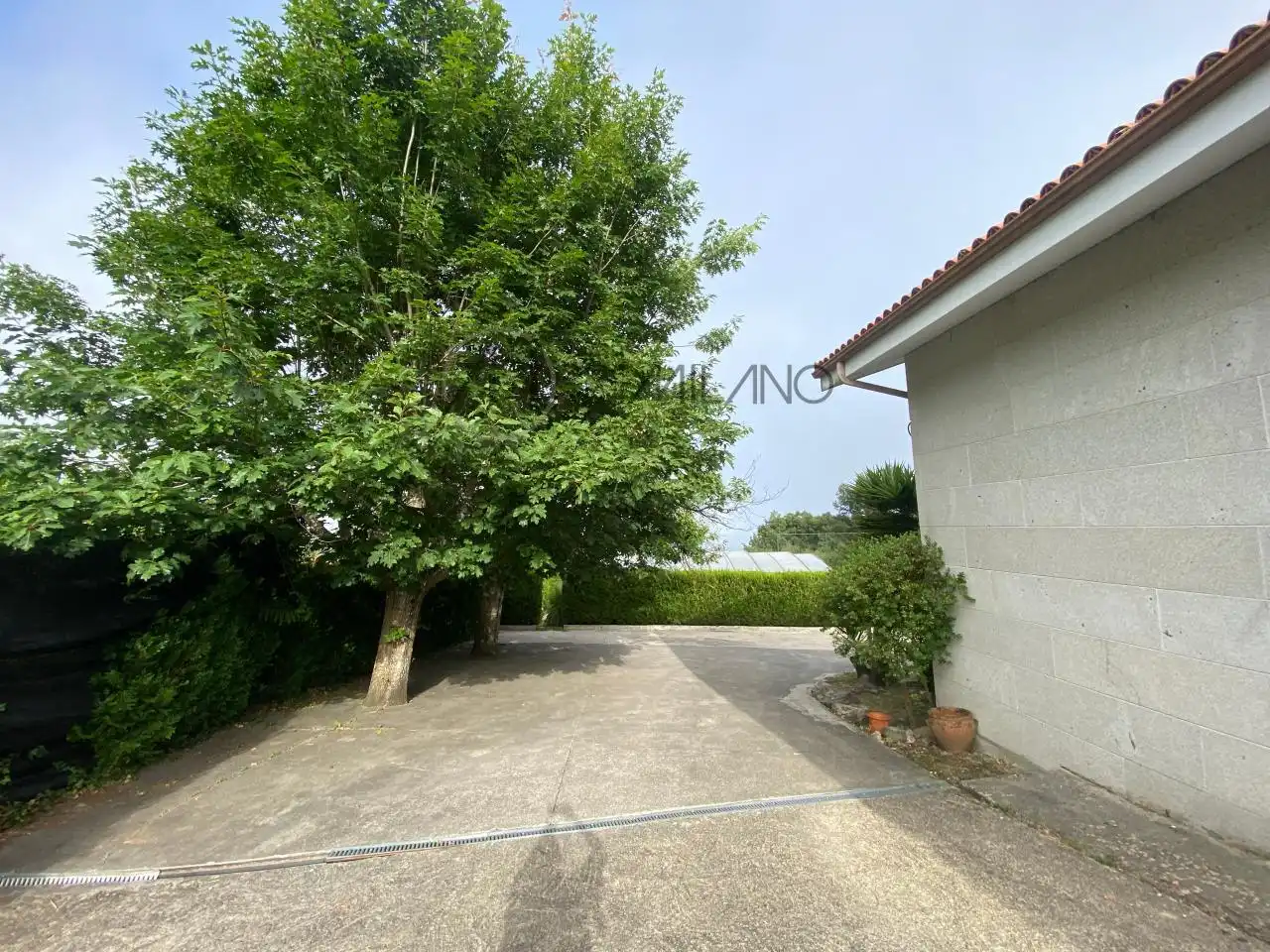 Vista exterior de Casa o chalet en venta en Poio con Calefacción, Jardín privado y Parquet