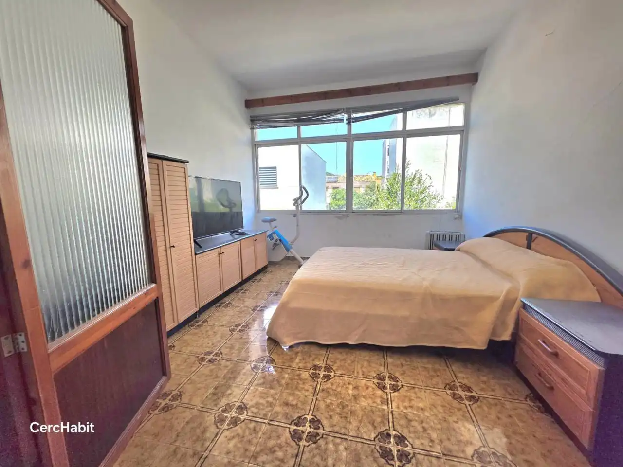 Schlafzimmer von Dachboden zum Verkauf in  Palma de Mallorca mit Klimaanlage und Terrasse