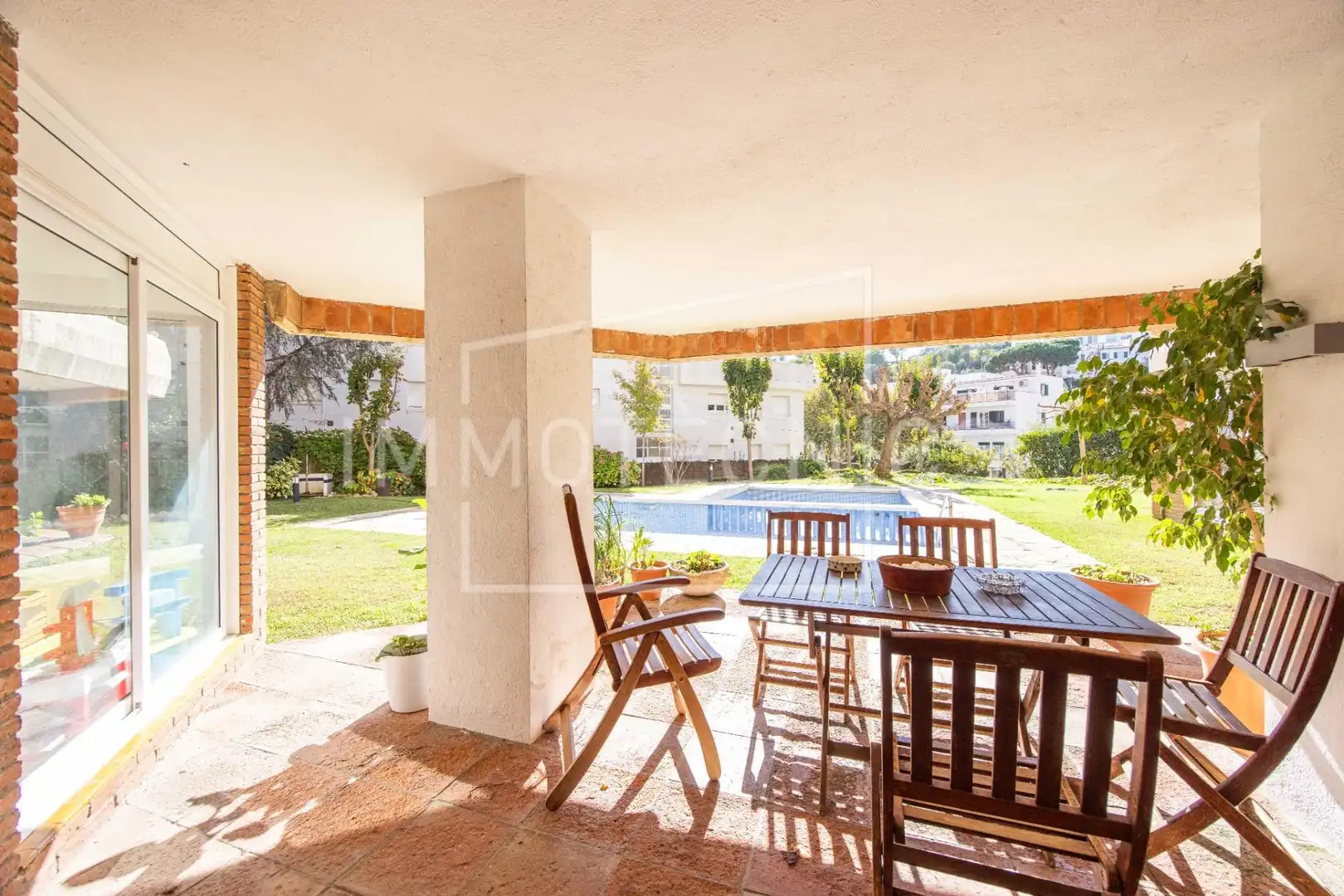 Garden of Flat for sale in Caldes d'Estrac  with Private garden, Terrace and Balcony