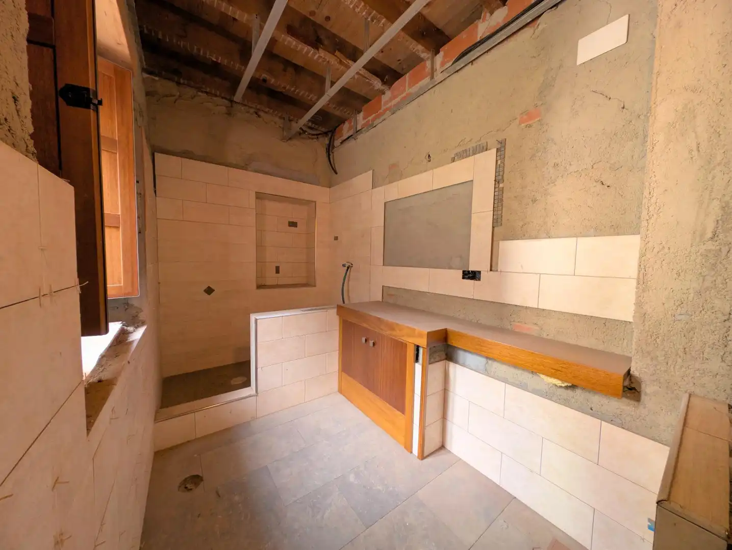 Baño de Casa o chalet en venta en Mieres (Asturias) con Terraza, Trastero y Balcón