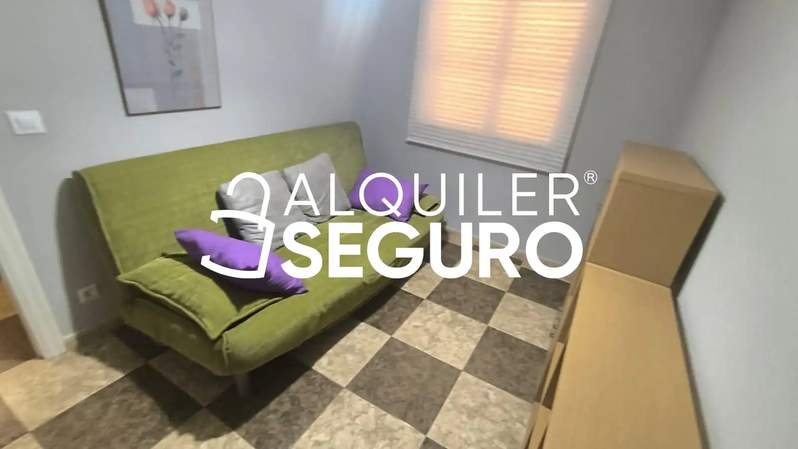 Schlafzimmer von Wohnung zur Miete in Sevilla mit Klimaanlage und Möbliert