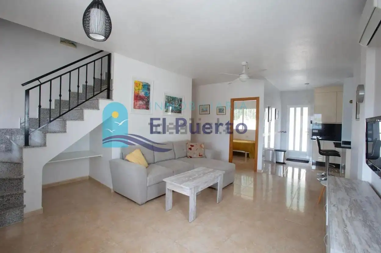 Sala de estar de Dúplex en venta en Cartagena con Aire acondicionado, Calefacción y Jardín privado