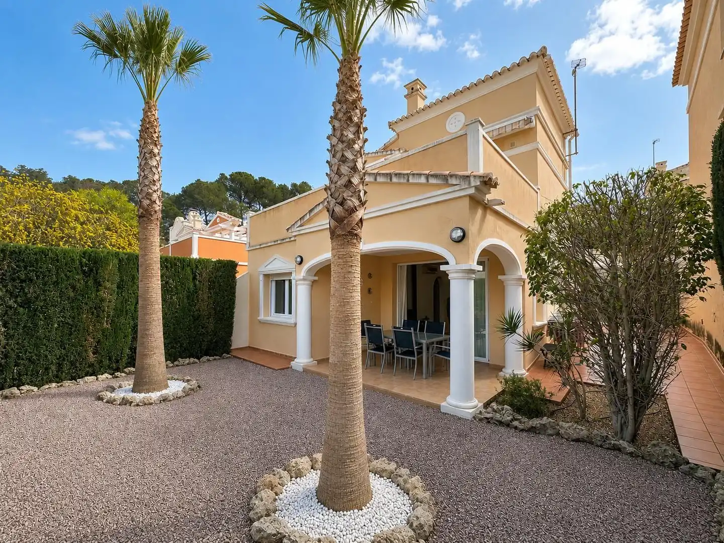 Exterior view of Duplexes for sale in Calpe / Calp  with Air Conditioner, Heating and Private garden