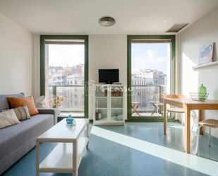 Living room of Attic to rent in  Barcelona Capital  with Air Conditioner and Balcony