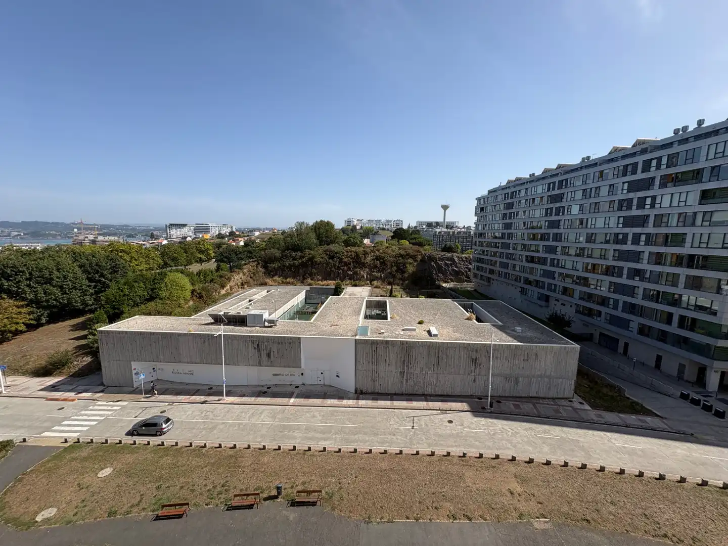Schwimmbecken von Wohnung zur Miete in A Coruña Capital  mit Möbliert, Ofen und Waschmaschine