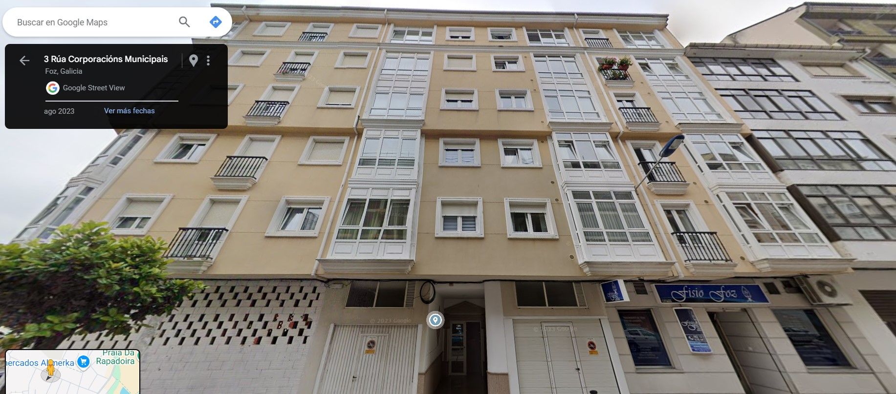 Exterior view of Flat for sale in Foz  with Heating, Storage room and Furnished