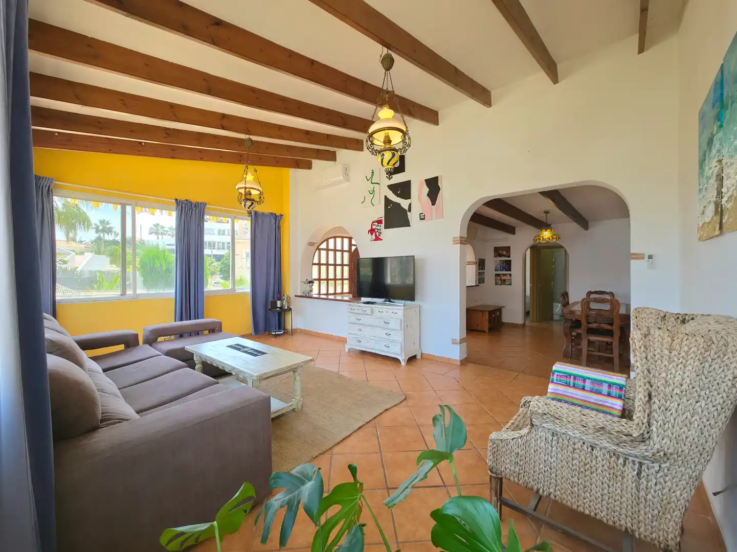 Living room of Houses for sale in El Campello  with Air Conditioner, Heating and Private garden