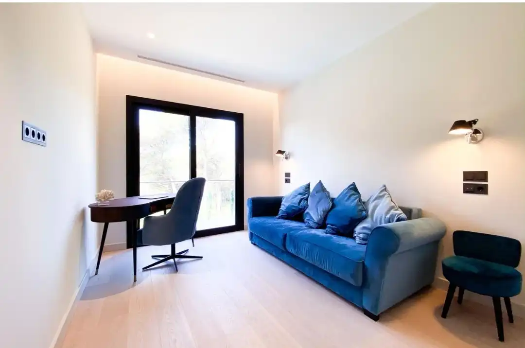 Sala de estar de Casa o chalet de alquiler en Castell d'Aro, Platja d'Aro i s'Agaró con Aire acondicionado, Calefacción y Jardín privado