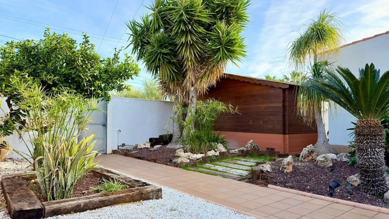 Garden of Houses for sale in El Campello  with Air Conditioner, Terrace and Swimming Pool