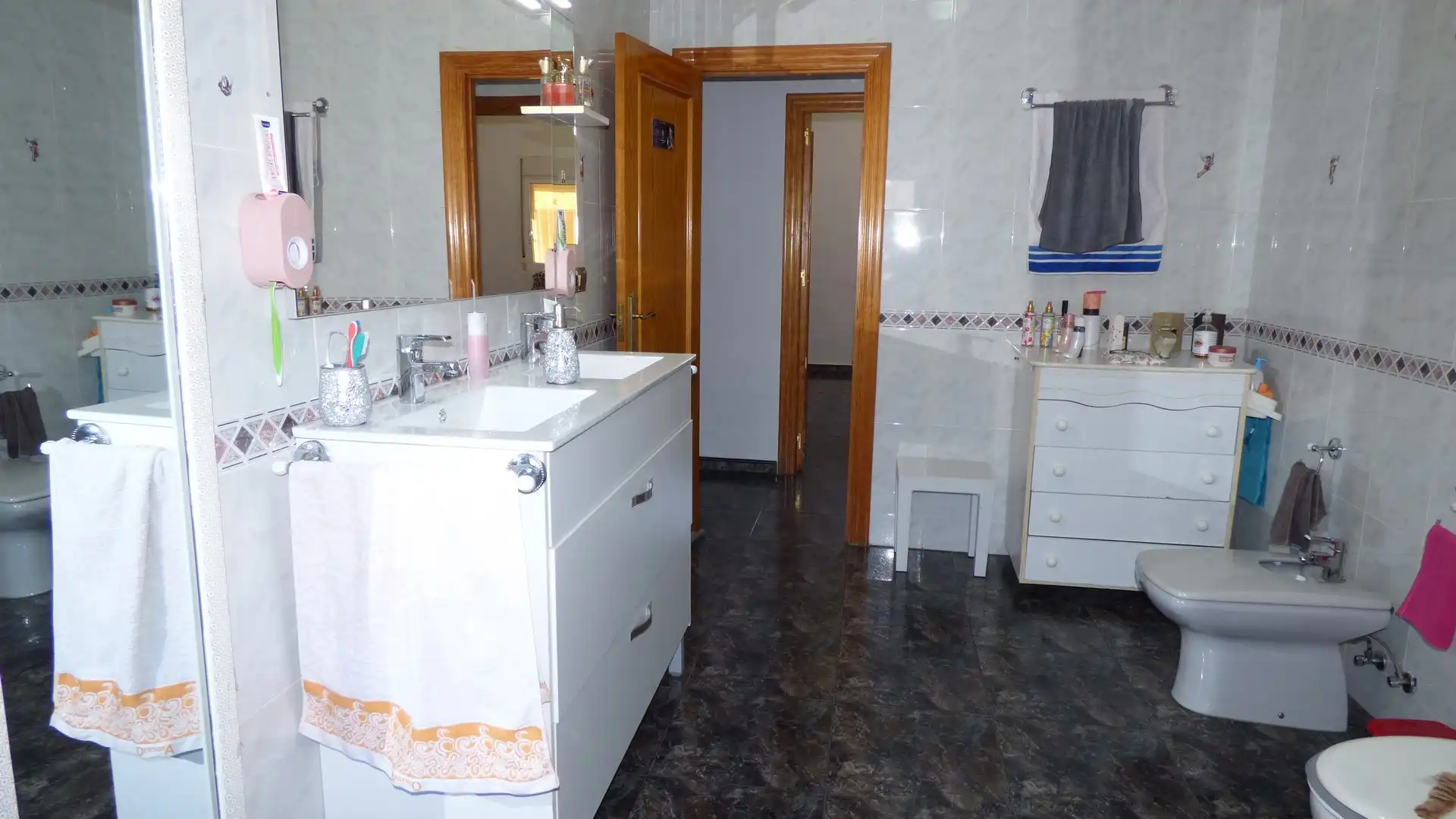 Baño de Casa o chalet en venta en Fuente Álamo de Murcia con Aire acondicionado, Trastero y Amueblado