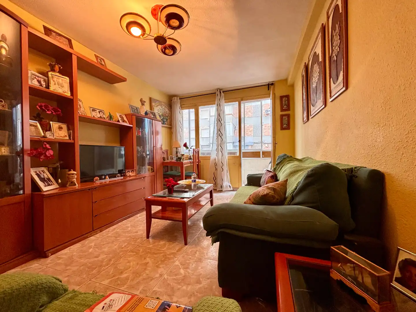 Sala de estar de Piso en venta en Alicante / Alacant con Aire acondicionado, Amueblado y Lavadora