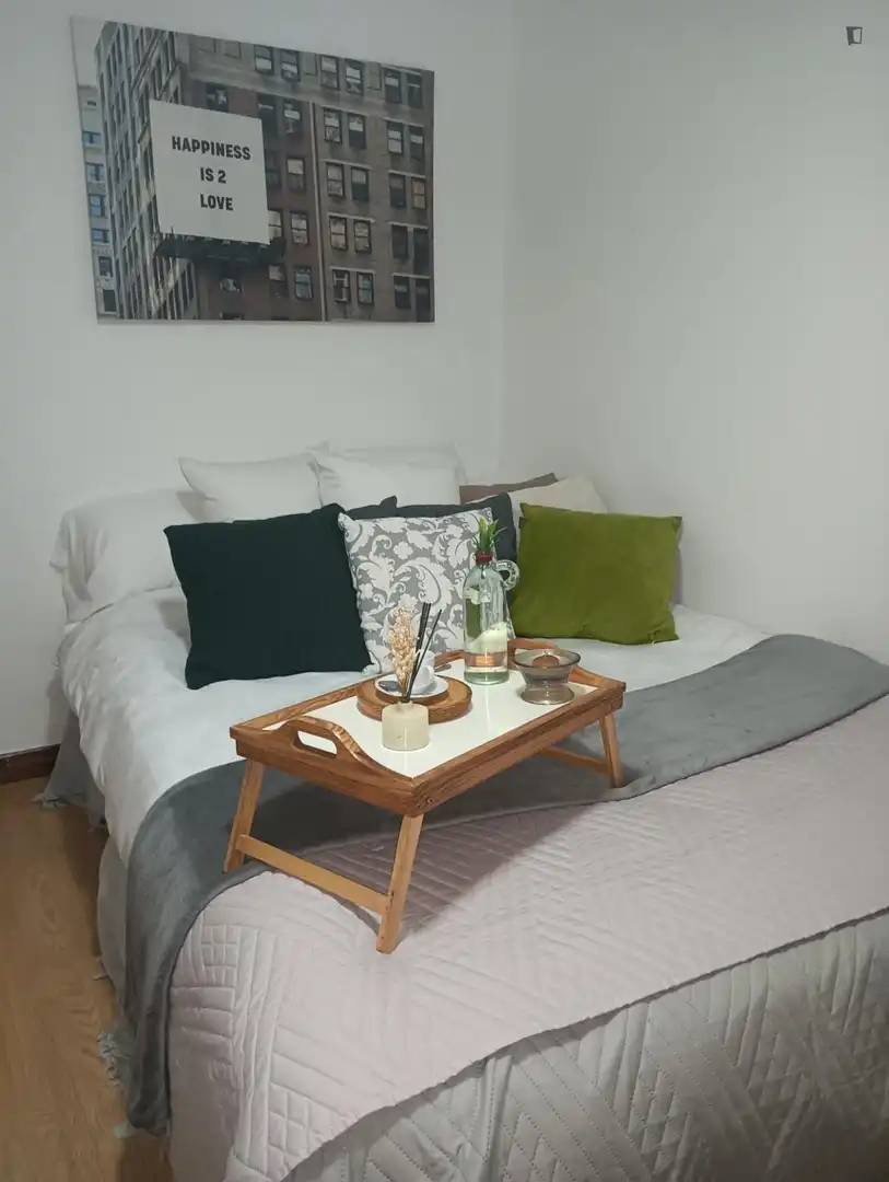 Bedroom of Apartments for rent in Madrid  with Air Conditioner, Heating and Furnished
