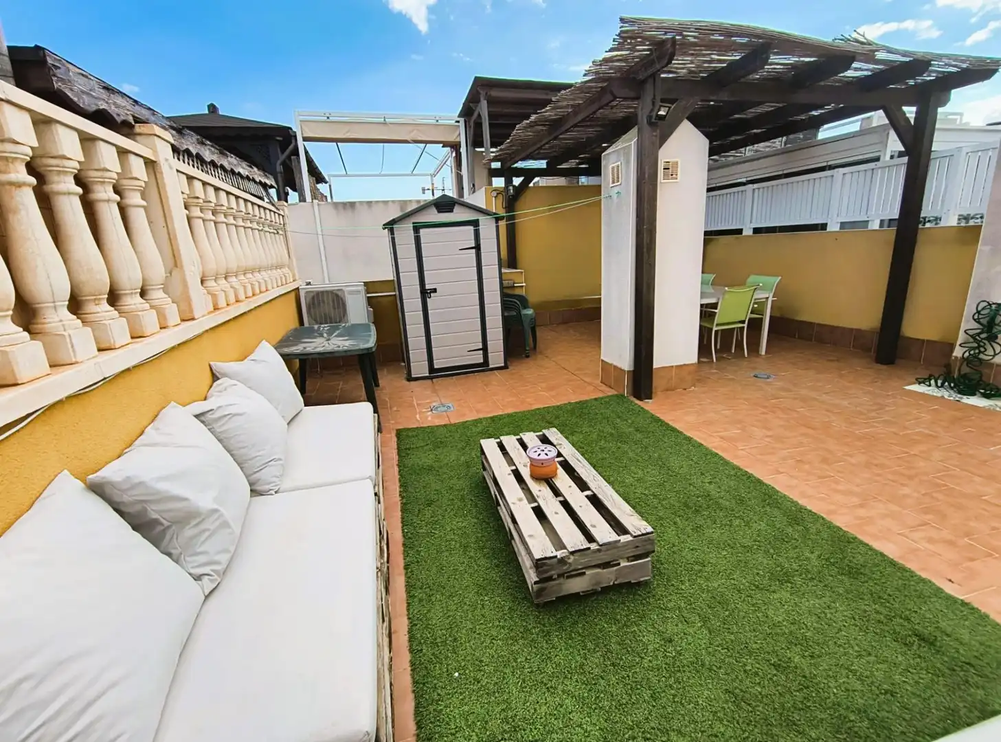 Terrassa de Casa o xalet en venda en Elche / Elx amb Aire condicionat, Jardí privat i Terrassa