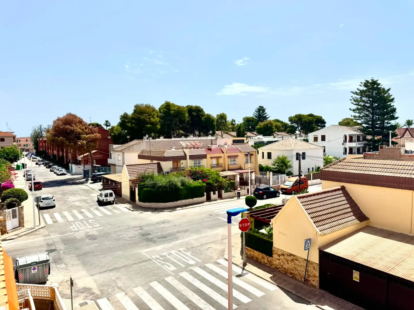 Vista exterior de Pis en venda en San Javier amb Jardí privat, Traster i Moblat