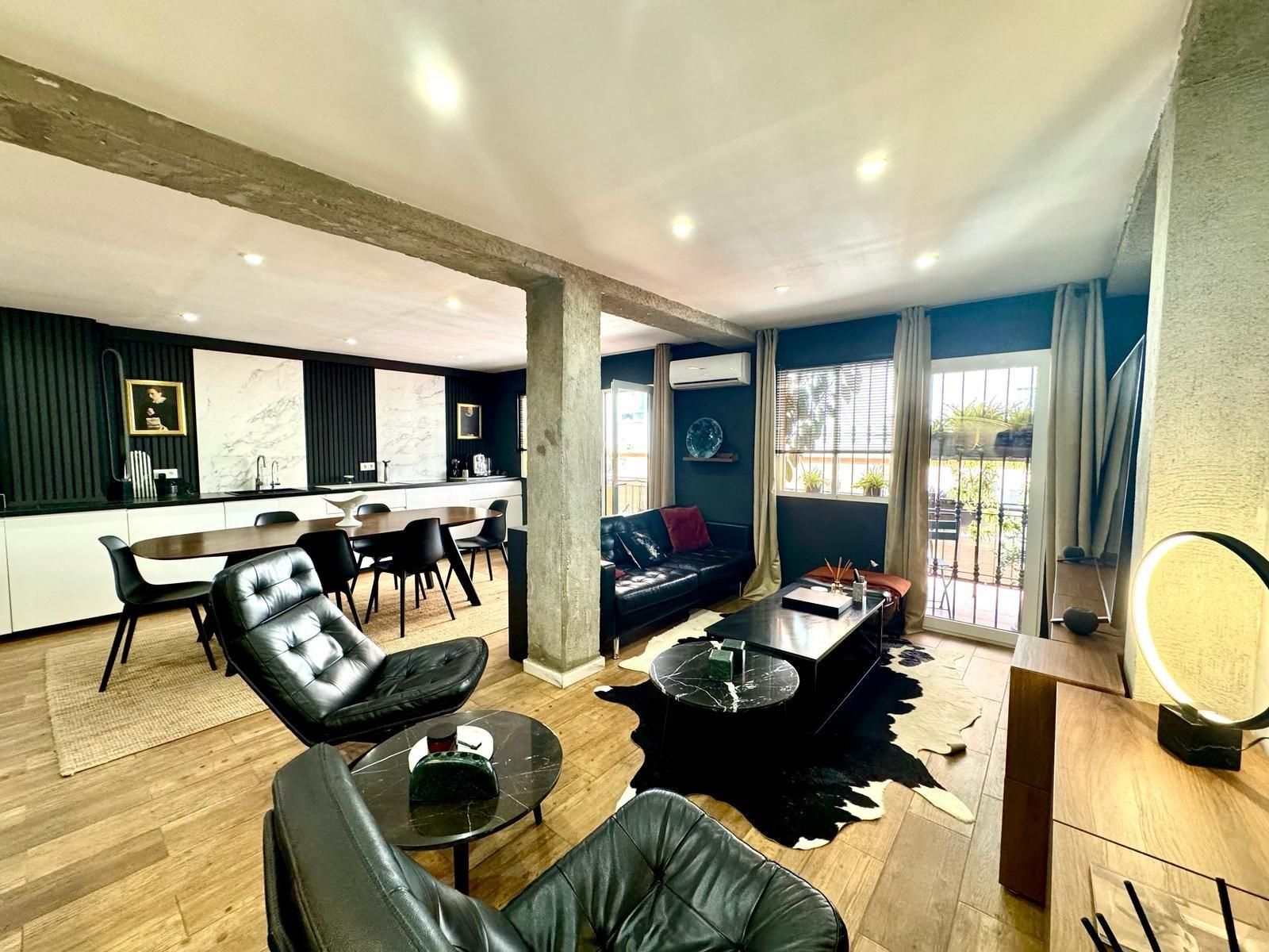 Living room of Flat for sale in Málaga Capital  with Air Conditioner, Heating and Terrace