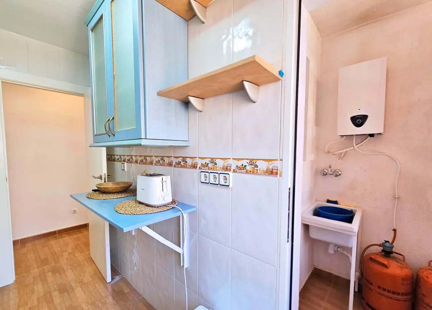 Küche von Wohnung zum Verkauf in La Manga del Mar Menor mit Möbliert, Balkon und Alarm