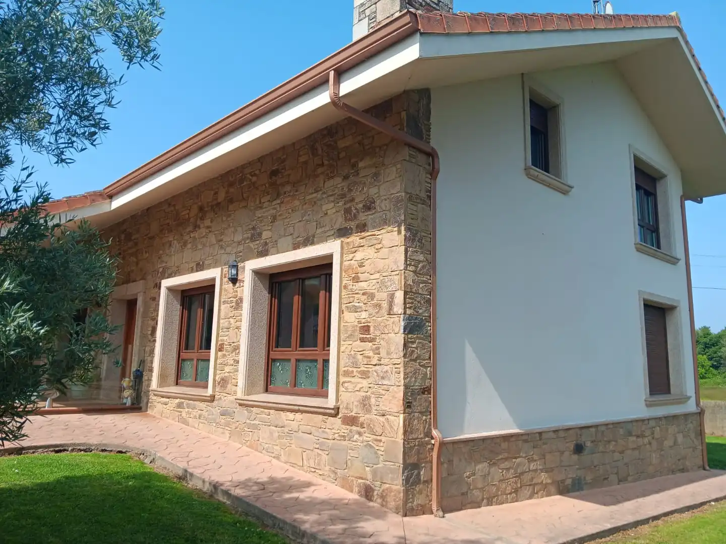 Exterior view of Houses for sale in Abegondo  with Heating, Private garden and Parquet flooring