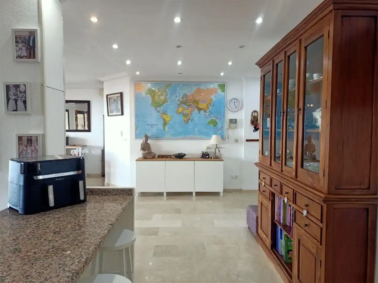 Küche von Dachboden zur Miete in Altea mit Klimaanlage, Schwimmbad und Balkon