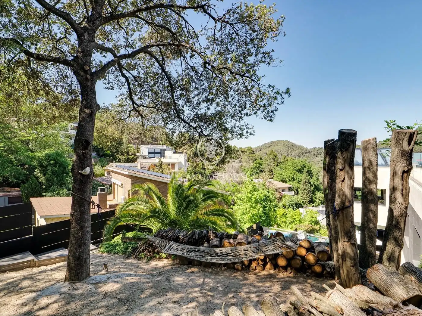 Vista exterior de Casa o chalet en venta en Barcelona con Aire acondicionado, Jardín privado y Terraza