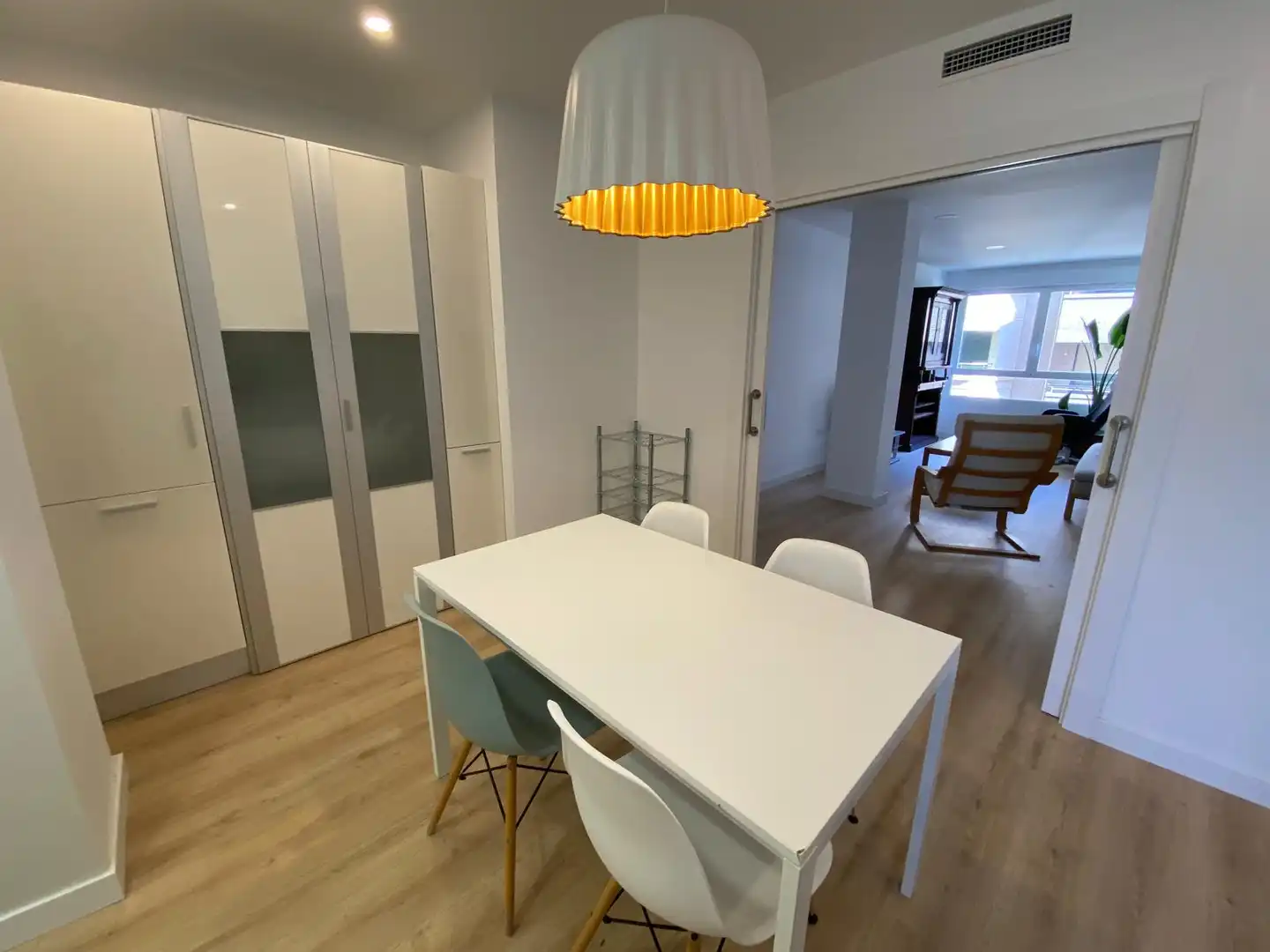 Dining room of Flat for rent in Albacete  with Air Conditioner, Heating and Parquet flooring