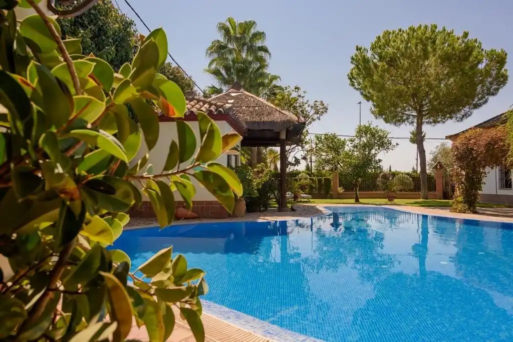 Swimming pool of Houses for sale in Sevilla  with Air Conditioner, Private garden and Terrace