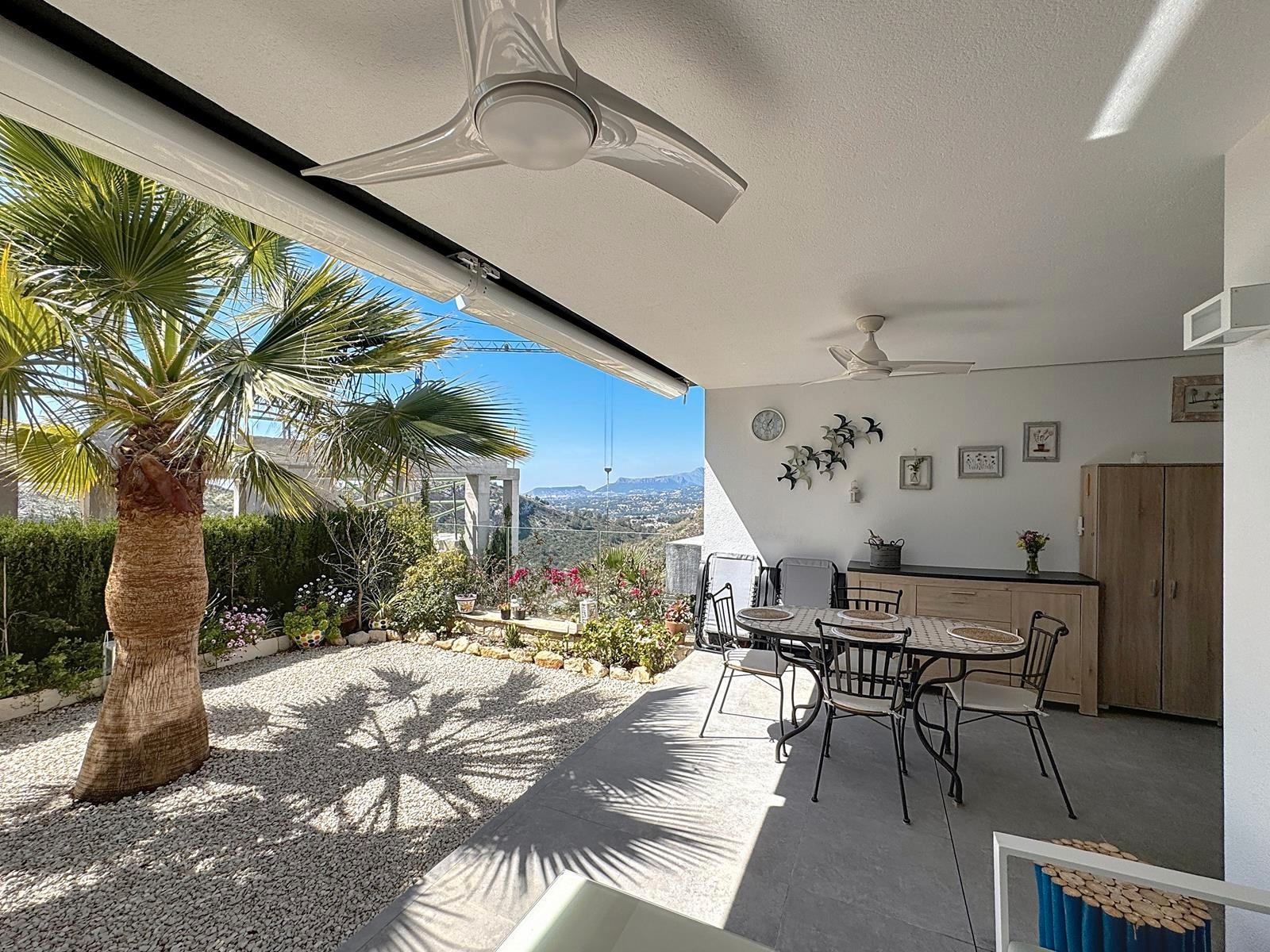 Terrassa de Apartament en venda en Benitachell / El Poble Nou de Benitatxell amb Aire condicionat, Calefacció i Jardí privat