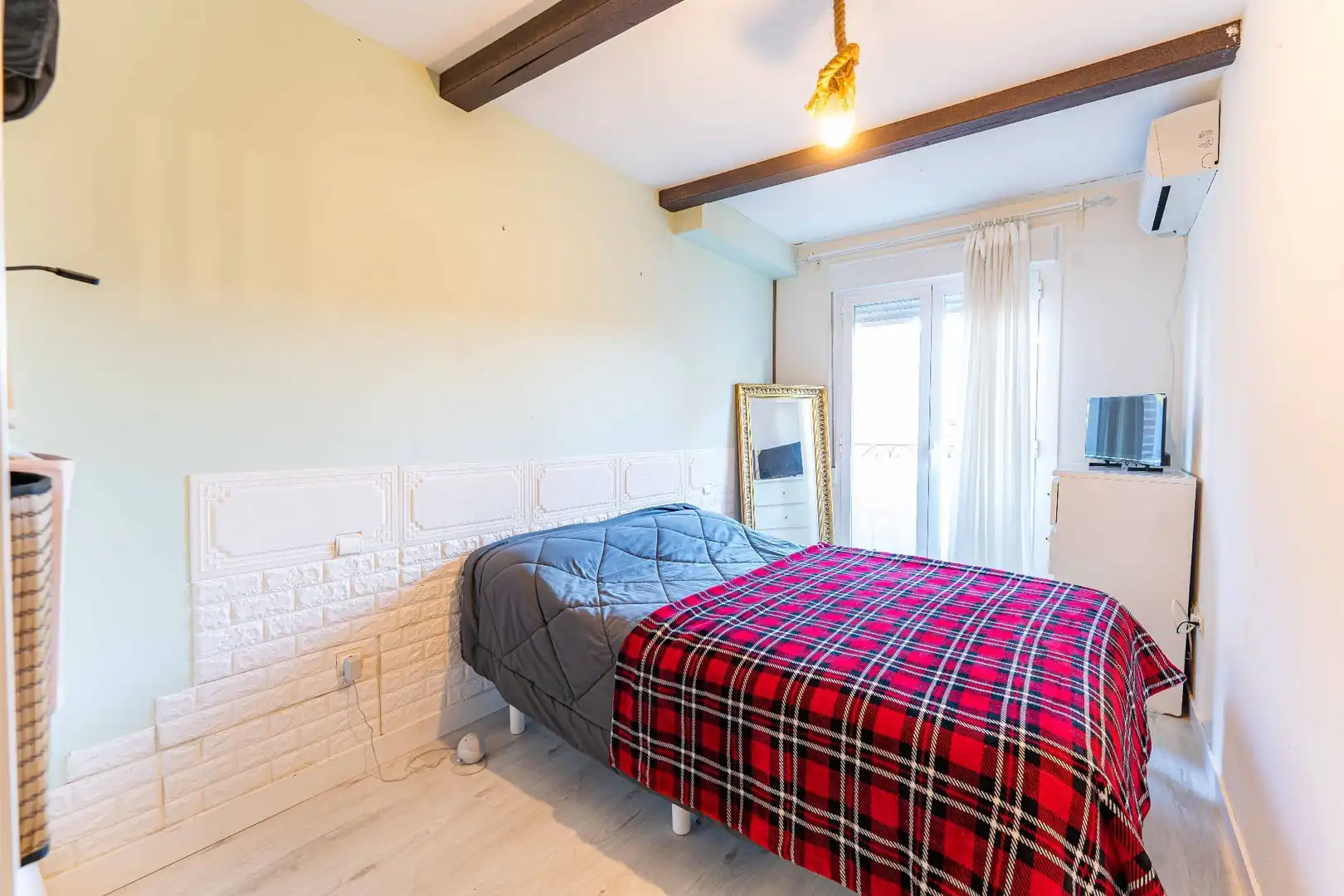 Bedroom of Flat for sale in Humanes de Madrid  with Air Conditioner, Heating and Terrace