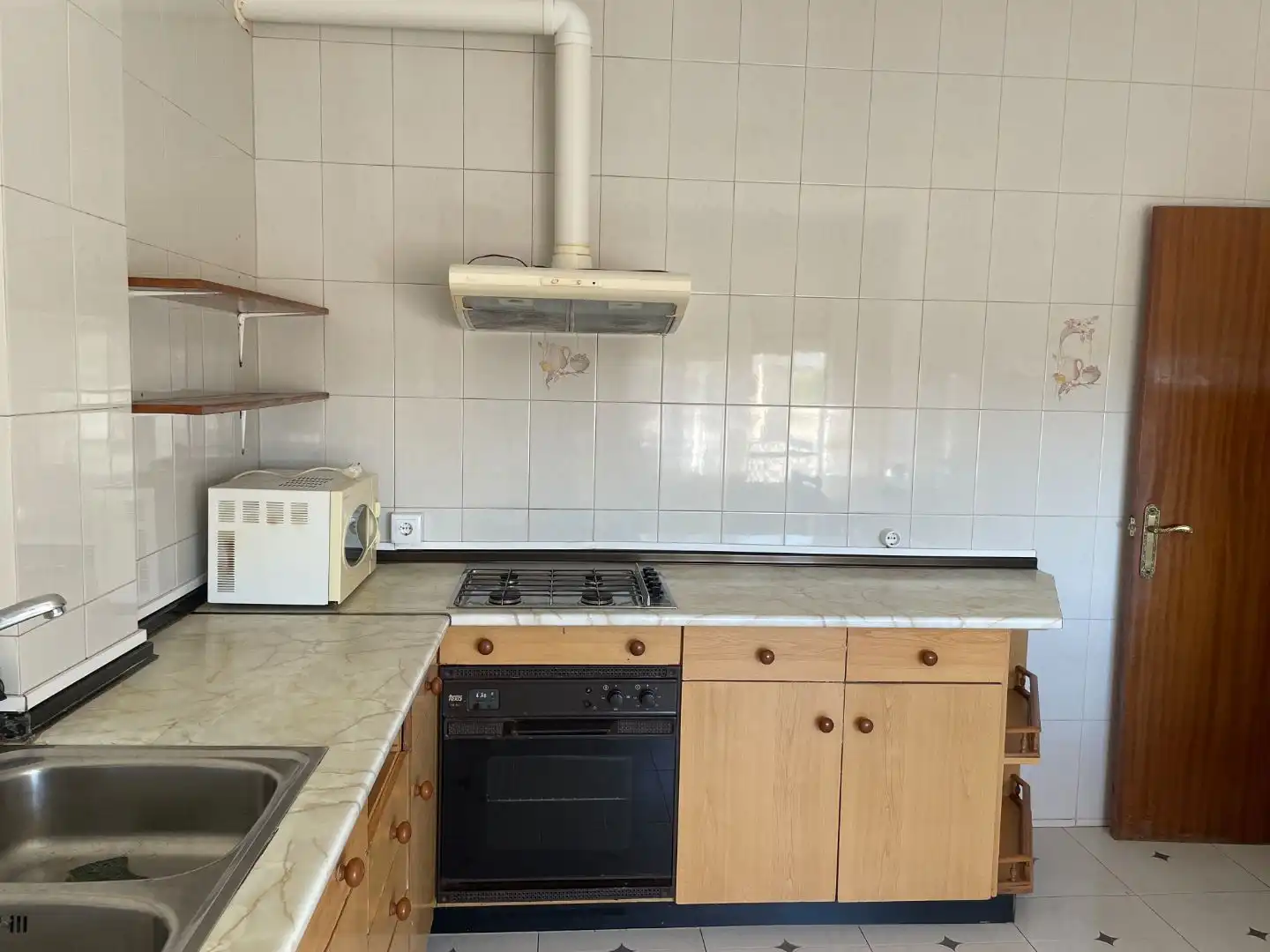 Kitchen of Flat for rent in Ferreras de Abajo  with Heating, Terrace and Furnished