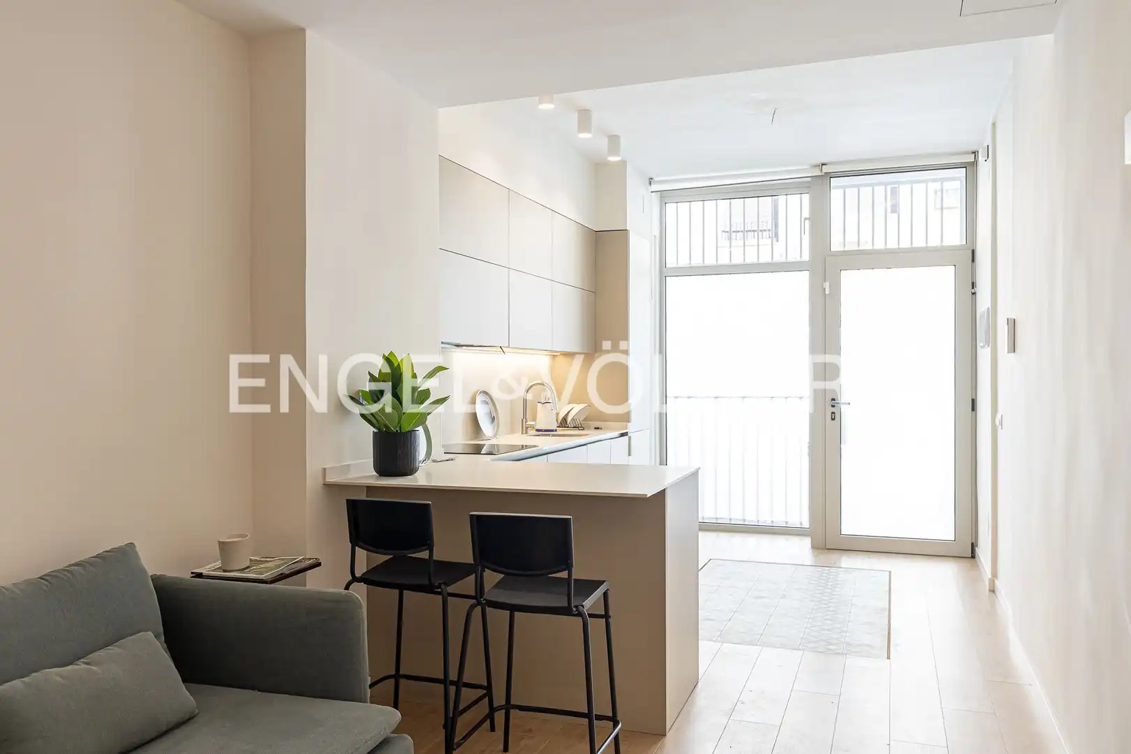 Küche von Maisonette zum Verkauf in Madrid mit Klimaanlage, Heizung und Terrasse