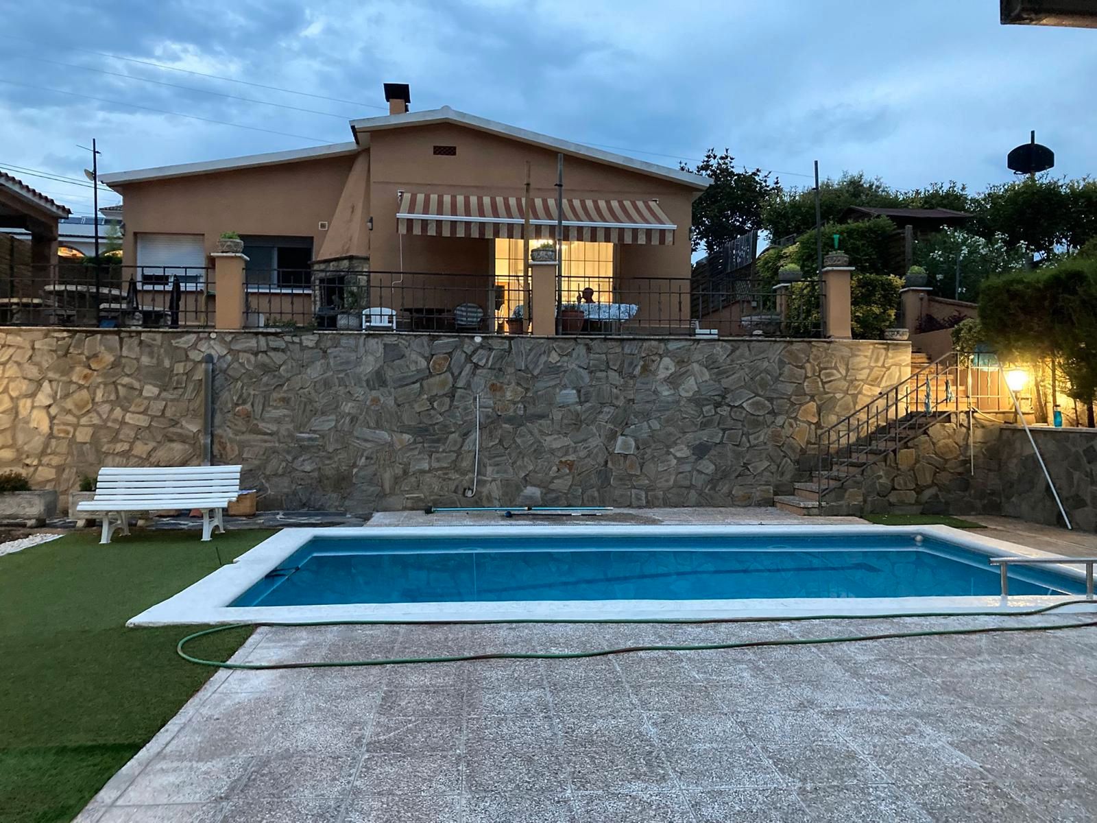 Swimming pool of House or chalet for sale in Esparreguera  with Heating, Private garden and Terrace
