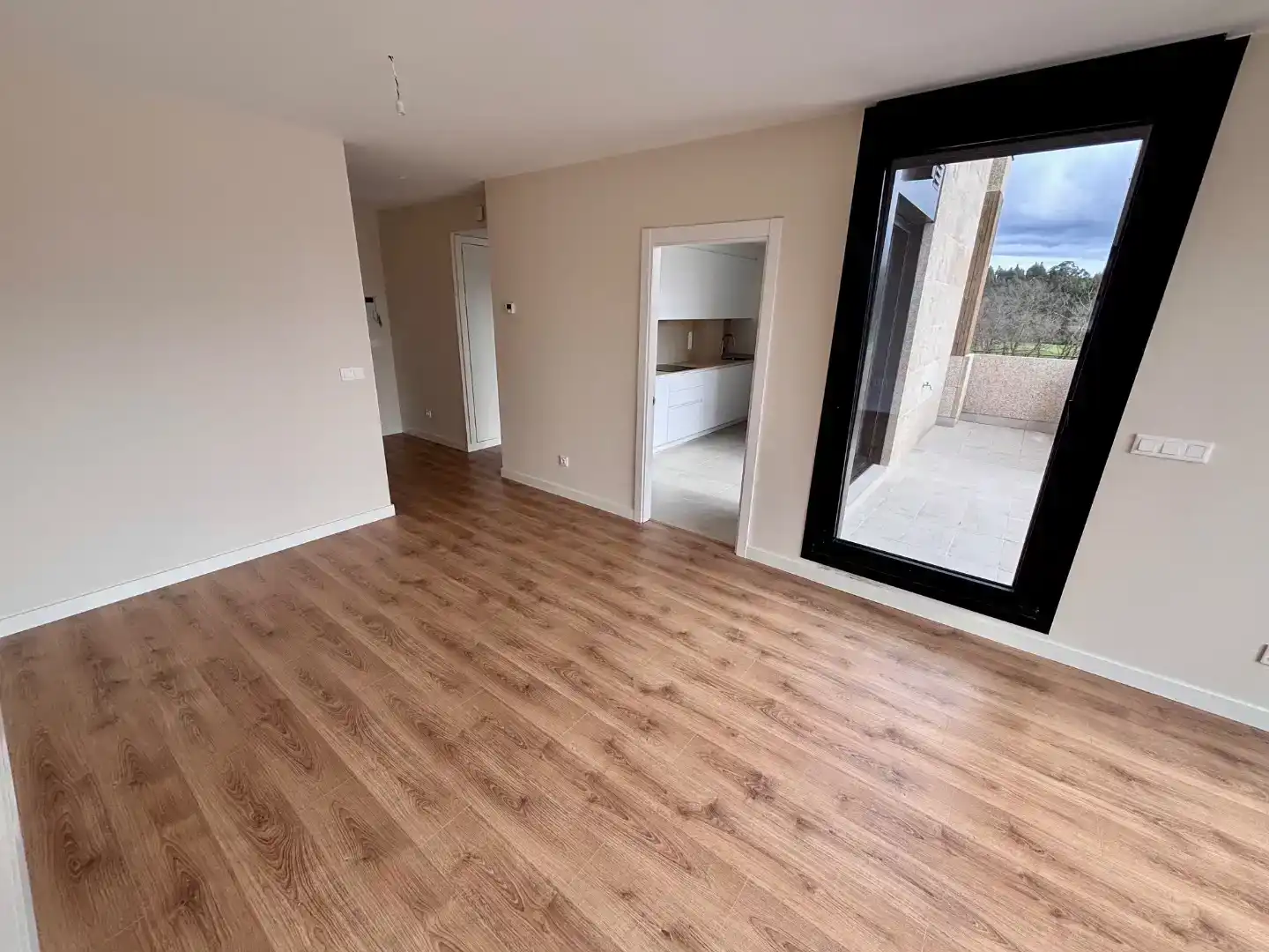 Sala de estar de Piso en venta en Oleiros con Jardín privado, Trastero y Piscina