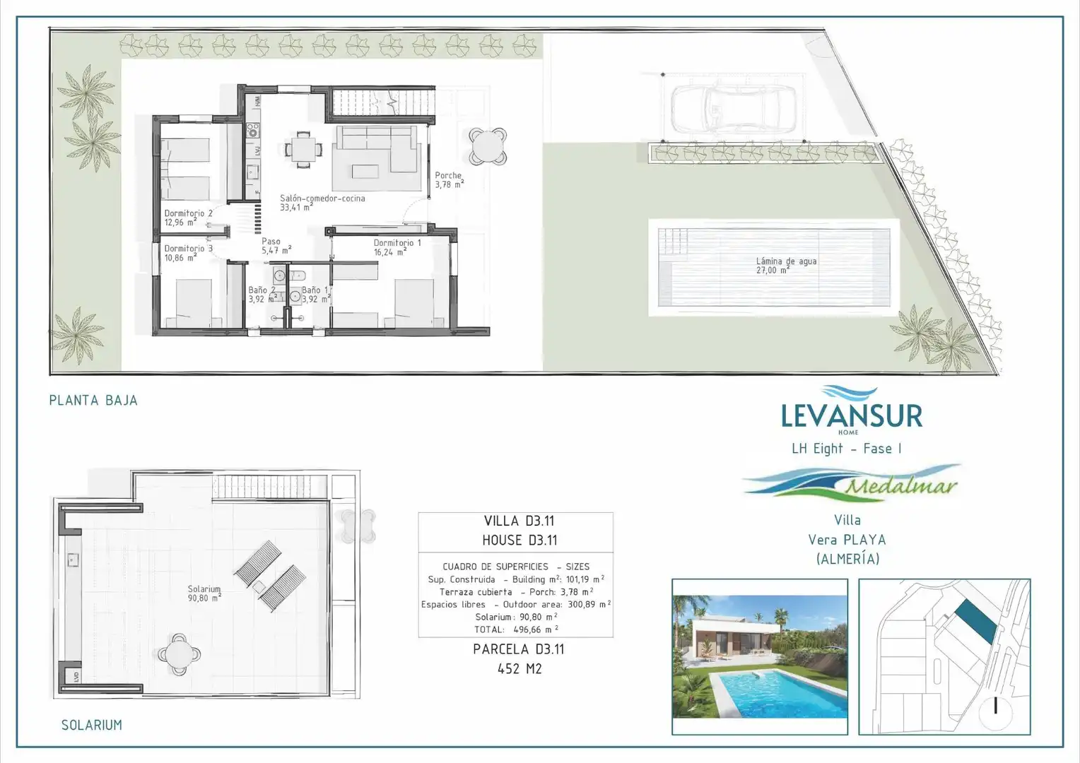 Villa mit Pool zum Verkauf in Las Salinas, imagen 8