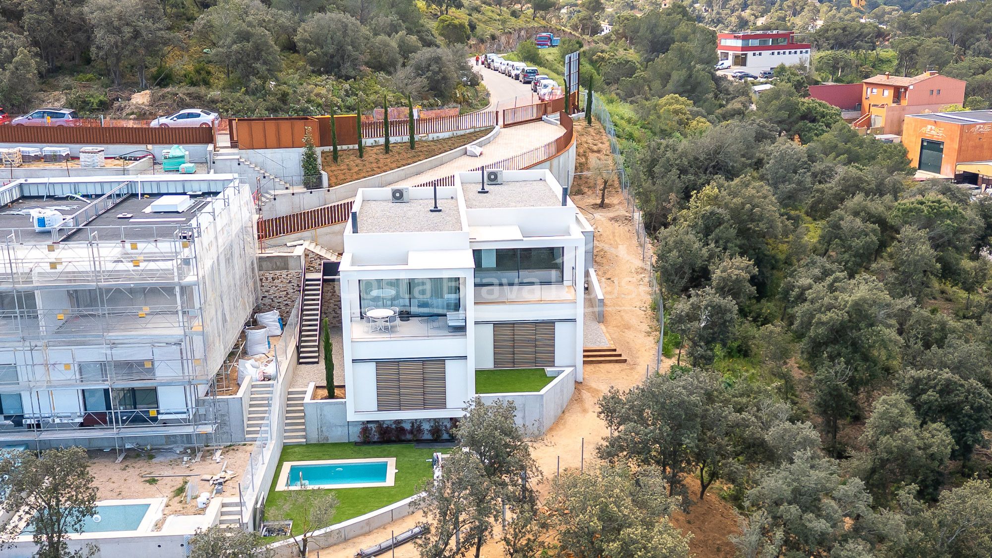 Exterior view of Single-family semi-detached for sale in Begur  with Air Conditioner, Heating and Private garden