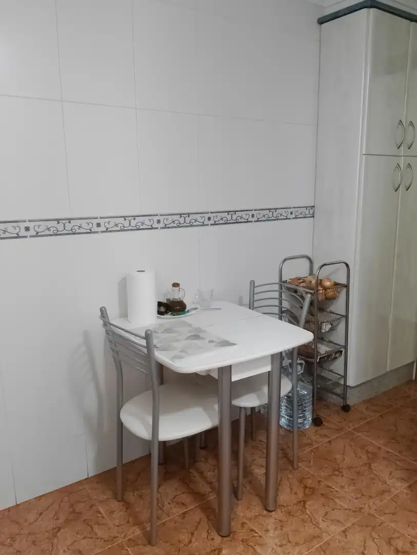 Kitchen of Flat for share in Valencia  with Heating, Furnished and Balcony