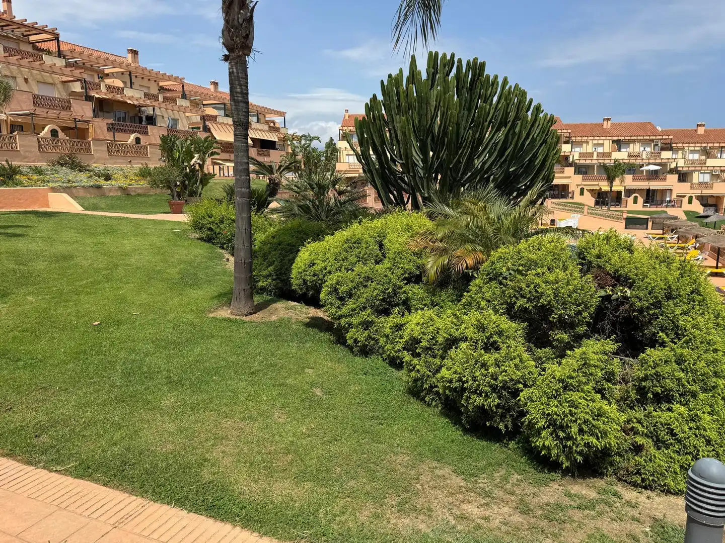 Jardín de Planta baja en venta en Mijas con Aire acondicionado, Jardín privado y Terraza
