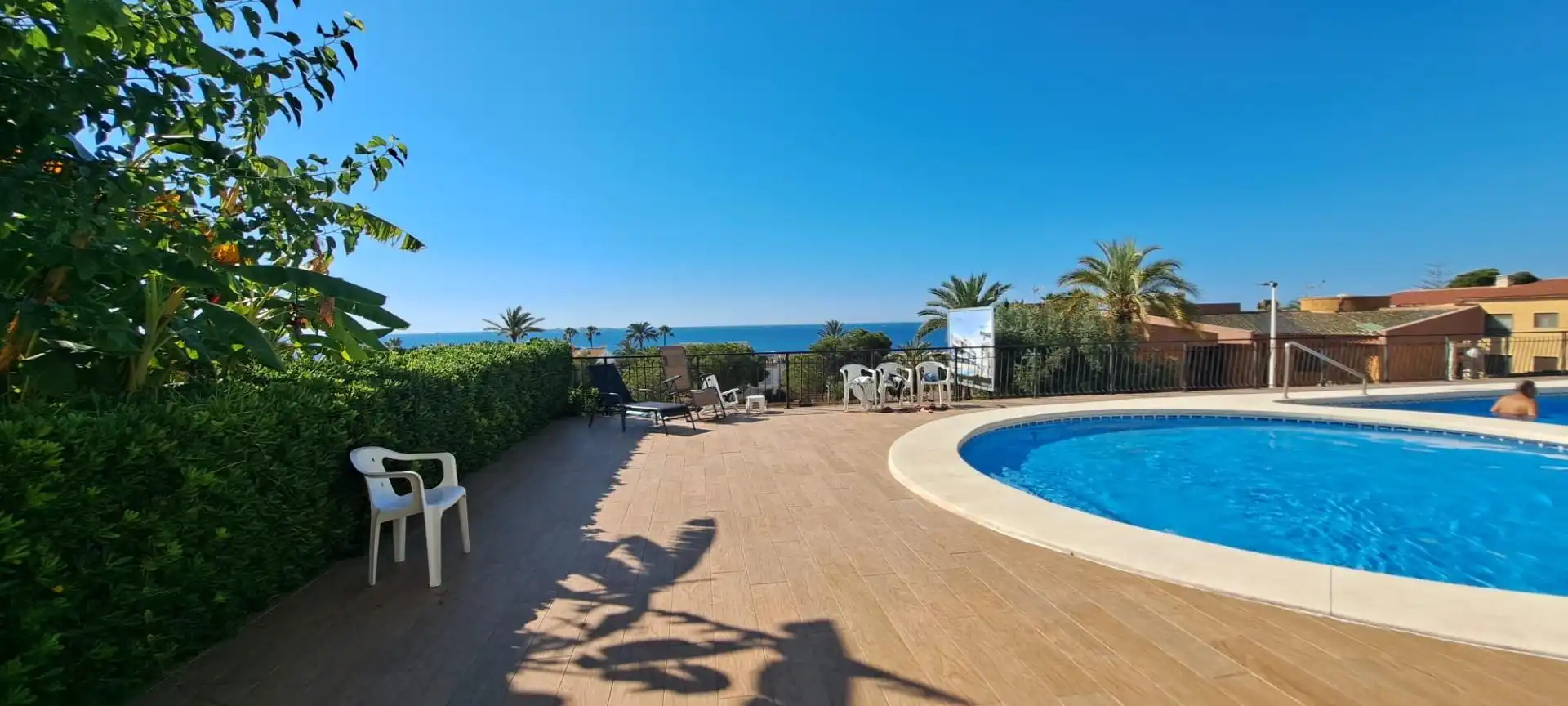Piscina de Loft de lloguer en Santa Pola amb Aire condicionat, Jardí privat i Terrassa