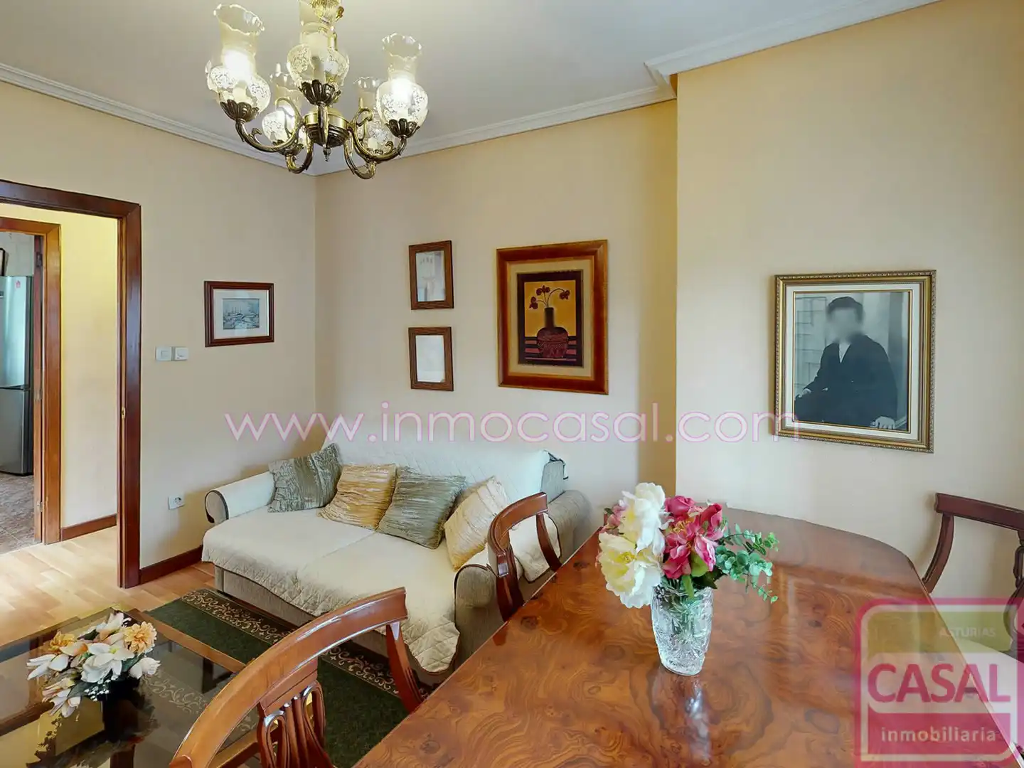 Wohnzimmer von Wohnung zum Verkauf in Mieres (Asturias) mit Heizung, Abstellraum und Möbliert