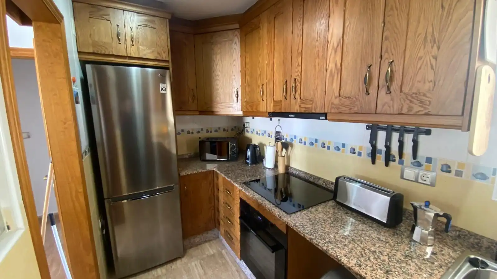 Cocina de Piso de alquiler en Rojales con Aire acondicionado, Terraza y Piscina comunitaria