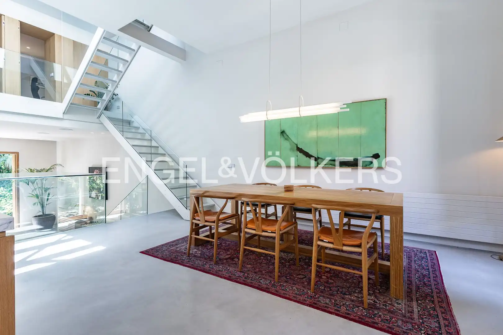Dining room of Houses for rent in Barcelona  with Air Conditioner, Heating and Private garden
