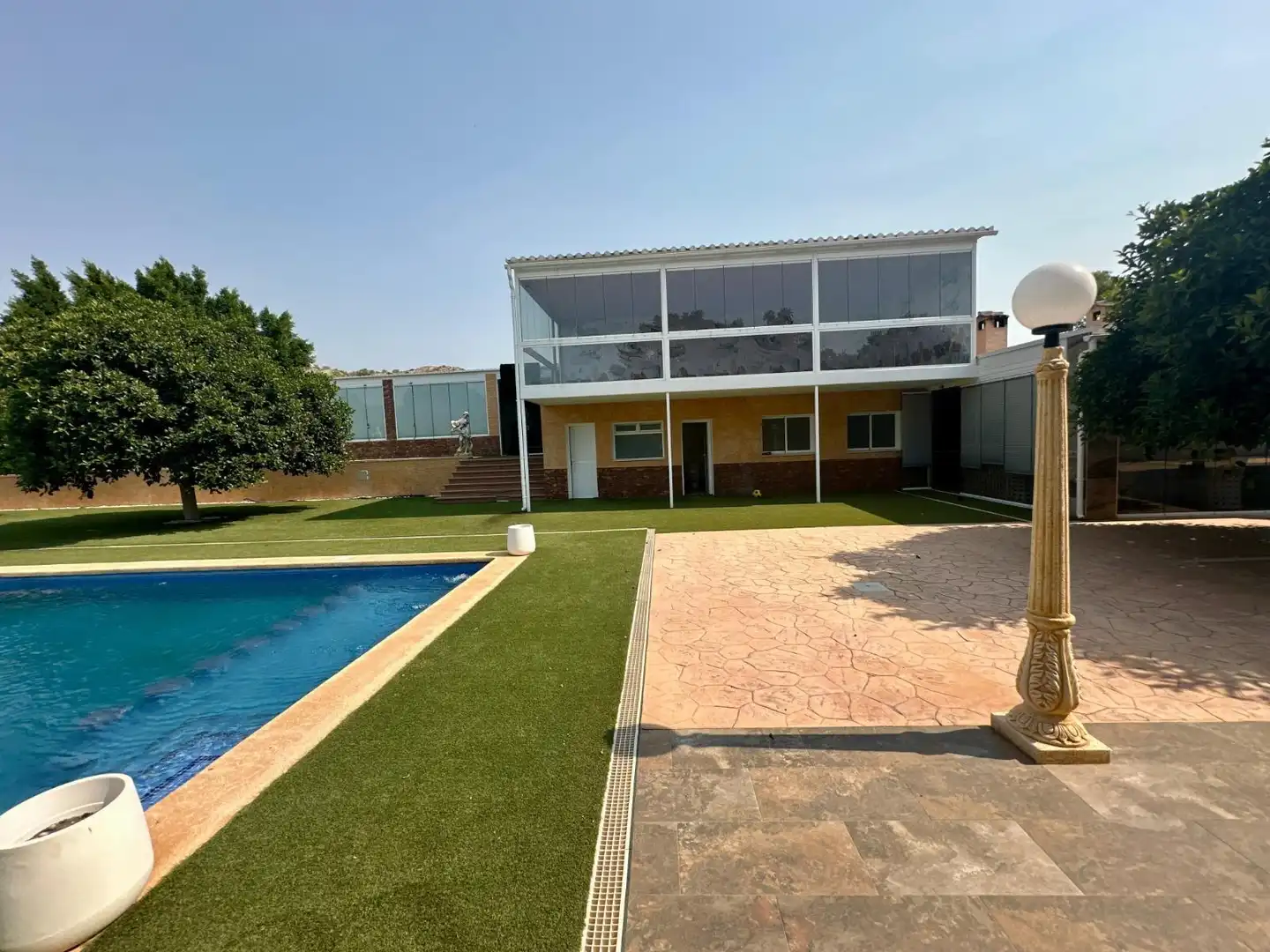 Piscina de Casa o xalet en venda en Alicante / Alacant amb Aire condicionat, Jardí privat i Terrassa
