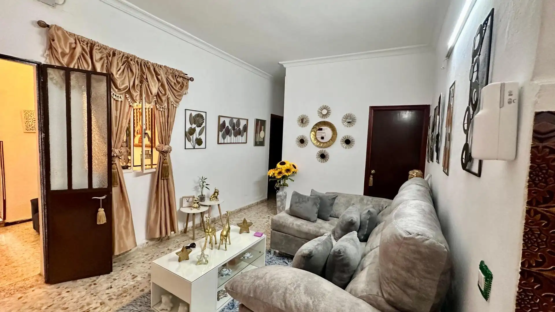 Living room of Houses for sale in Bormujos  with Air Conditioner, Terrace and Storage room