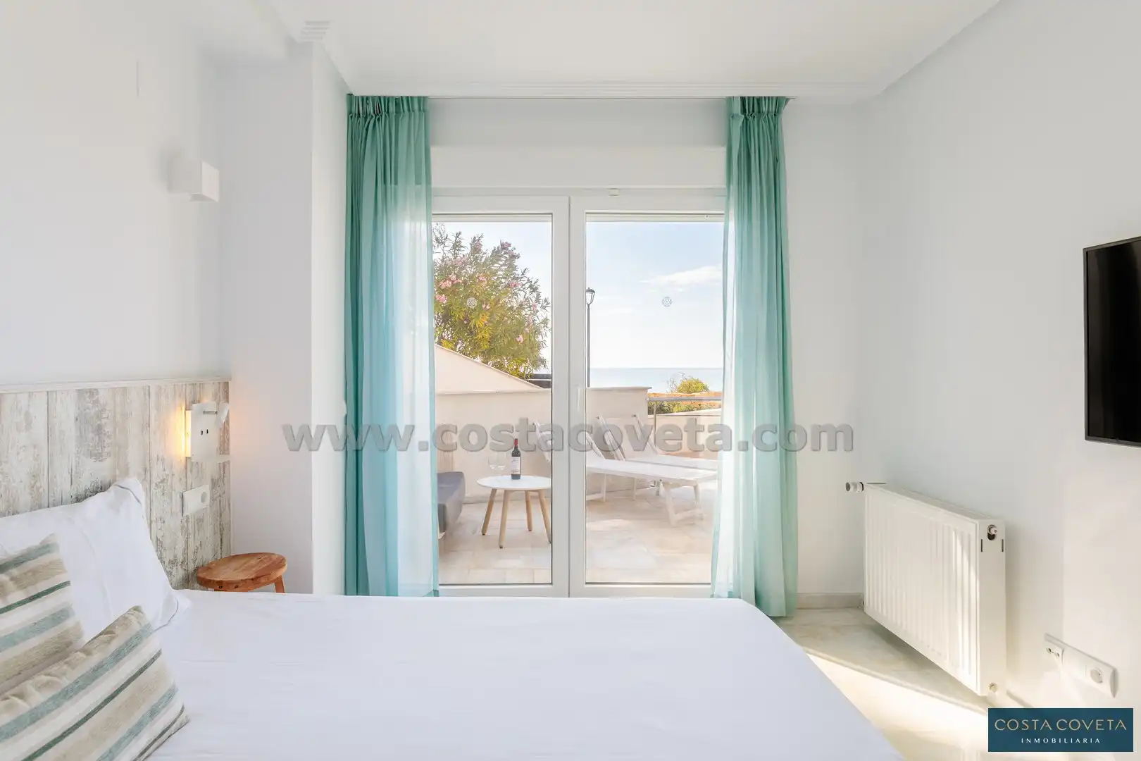 Schlafzimmer von Erdgeschoss zum Verkauf in El Campello mit Klimaanlage, Heizung und Terrasse